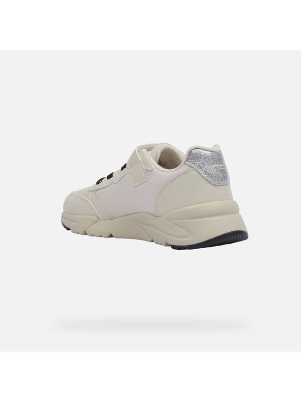 Geox Biele dievčenské tenisky Geox Loftus