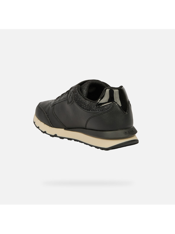 Geox Čierne dievčenské tenisky Geox Fastics Girl