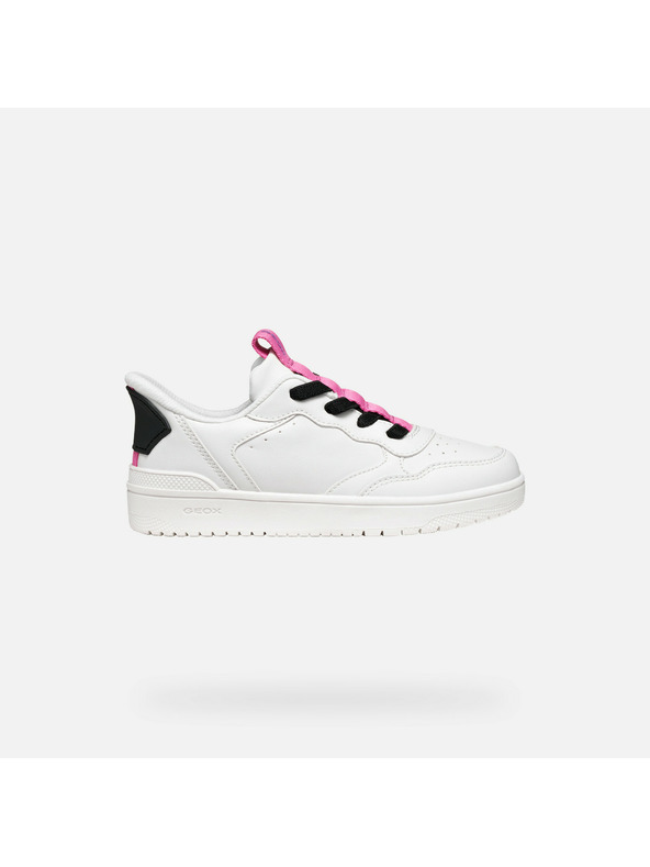 Geox Biele dievčenské tenisky Geox Washiba Fast In