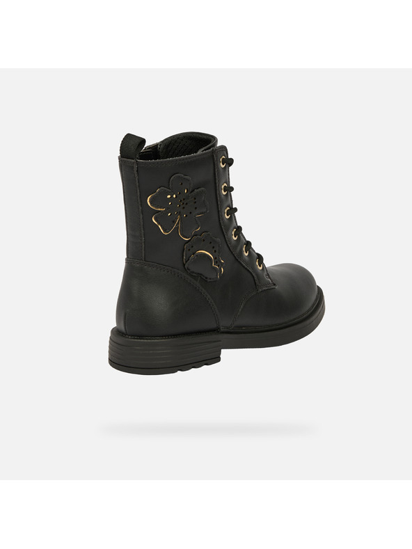 Geox Čierna dievčenská členkové topánky Geox Eclair Girl