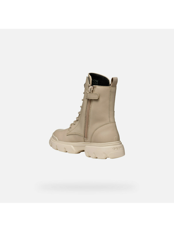 Geox Béžová dievčenská členkové topánky Geox Junette