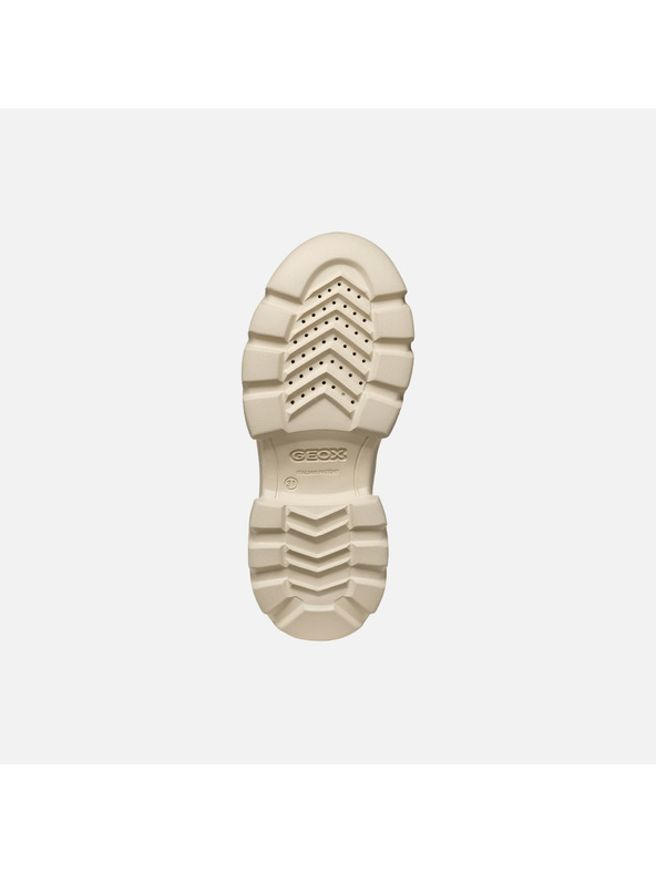 Geox Béžová dievčenská členkové topánky Geox Junette