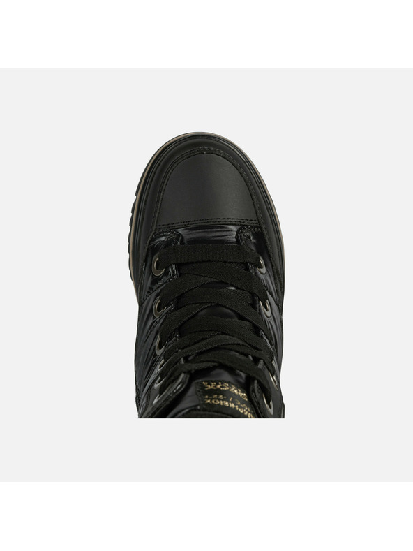 Geox Čierna dievčenská zimná obuv Geox Adelhide AB