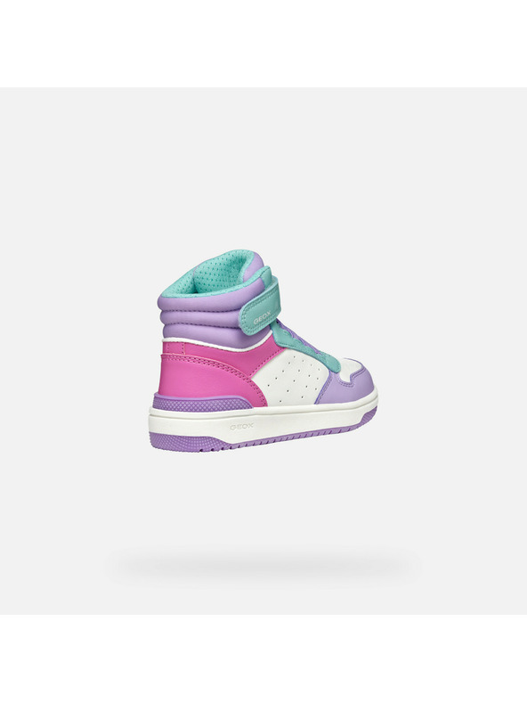 Geox Fialová dievčenská členková obuv Geox Washiba Girl