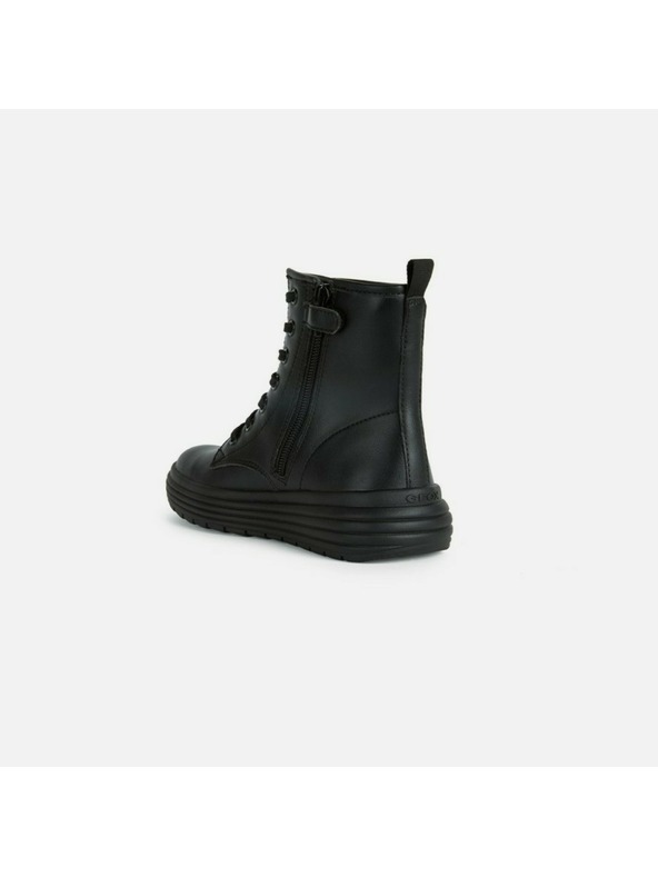 Geox Čierne dievčenské členkové topánky Geox Phaolae