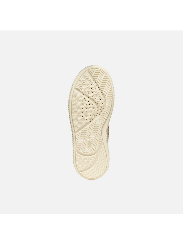 Geox Hnedá dievčenská zimná obuv Geox Laquinny WPF