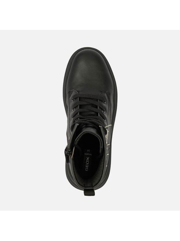 Geox Čierna dievčenská členková obuv Geox Phaolae Girl