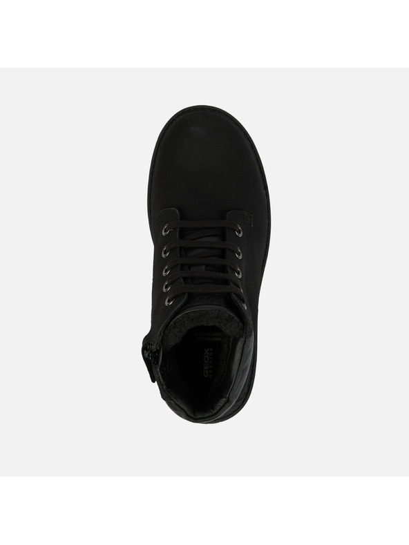 Geox Čierna chlapčenská členkové topánky Geox Shaylax