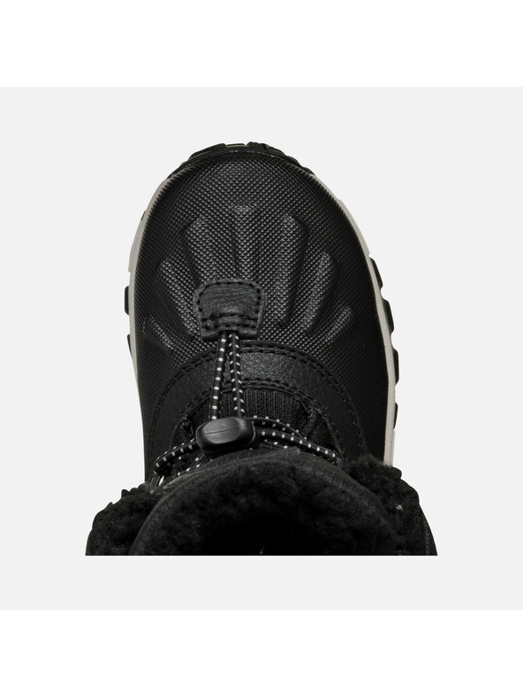 Geox Čierne chlapčenské zimné topánky Geox Himalaya ABX