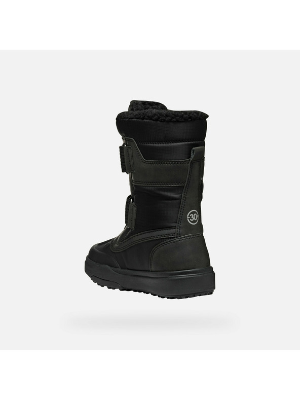 Geox Čierna chlapčenská zimná obuv Geox Bunshee PG A