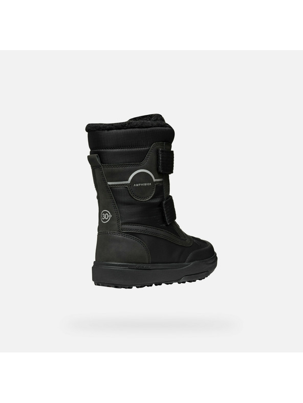 Geox Čierna chlapčenská zimná obuv Geox Bunshee PG A