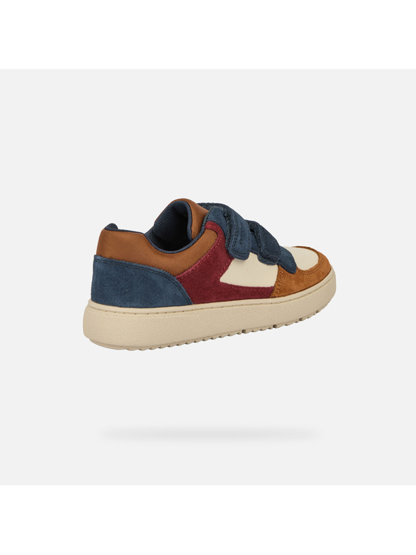 Geox Tmavo modré chlapčenské tenisky Geox Theleven Boy