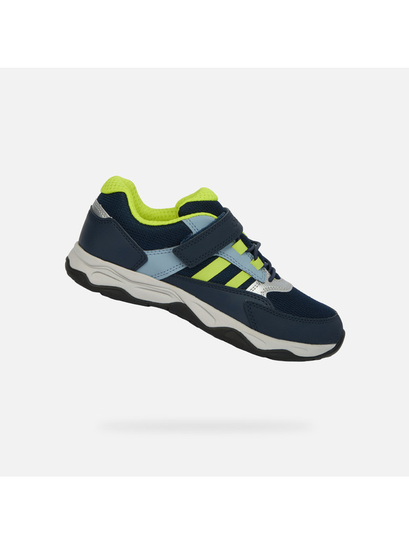 Geox Tmavo modré chlapčenské tenisky Geox Calco