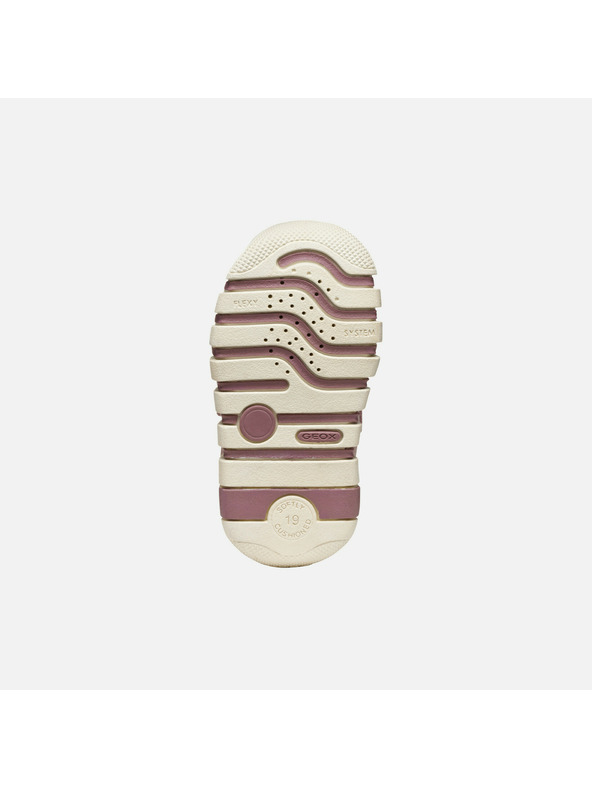 Geox Ružové dievčenské topánky pre prvé krôčky Geox Iupidoo Girl