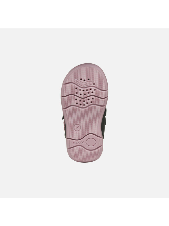 Geox Čierne dievčenské topánky pre prvé krôčky Geox Zapito