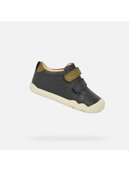 Geox Sivá chlapčenská barefoot obuv pre prvé krôčky Geox Steppieup