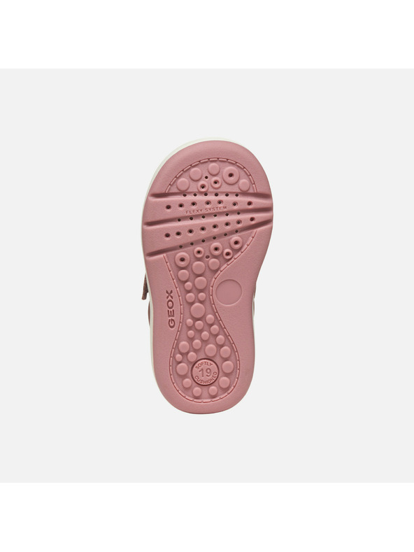 Geox Ružové dievčenské topánky pre prvé krôčky Geox Biglia