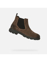 Geox Hnedá pánska členkové topánky Geox Meiern