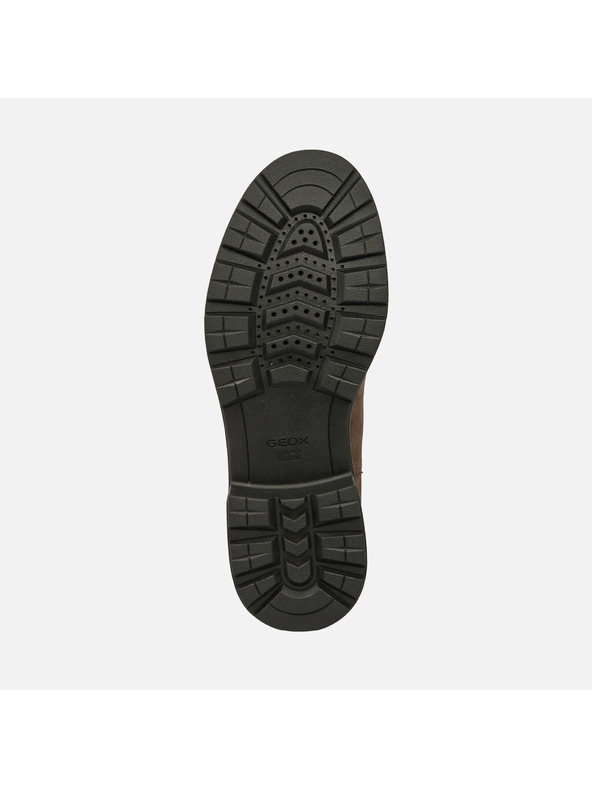 Geox Hnedá pánska členkové topánky Geox Meiern