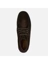 Geox Tmavo hnedá pánska členkové topánky Geox Spherica EC14