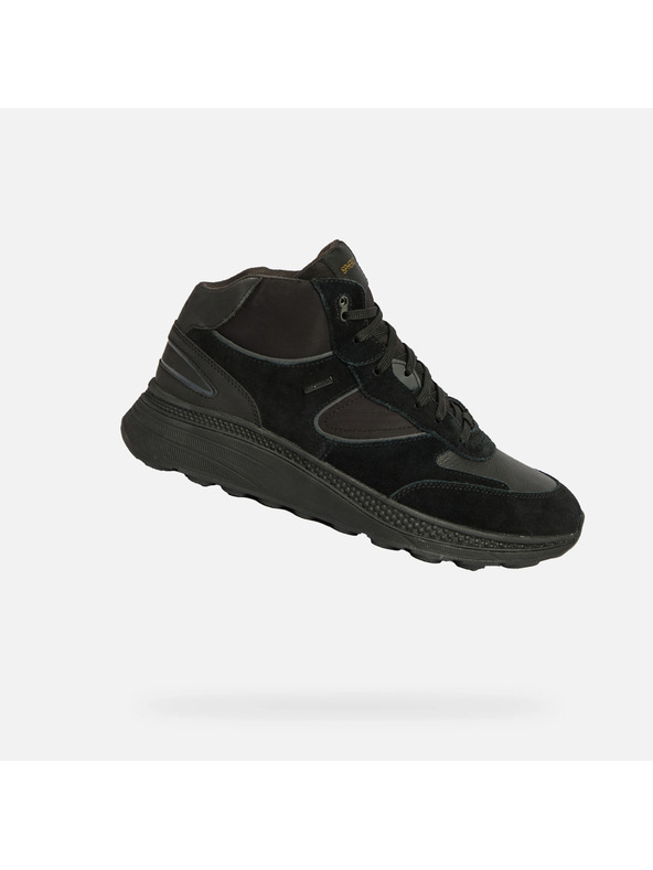 Geox Čierna pánska členkové topánky Geox Spherica Actif X1