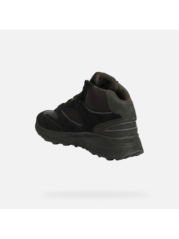 Geox Čierna pánska členkové topánky Geox Spherica Actif X1