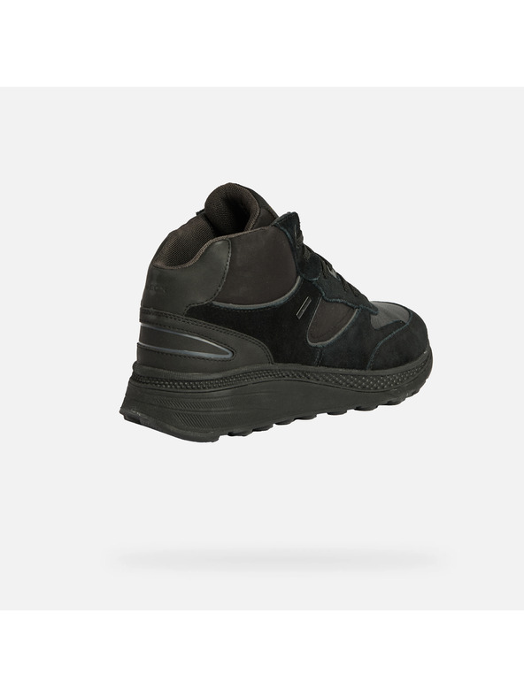 Geox Čierna pánska členkové topánky Geox Spherica Actif X1