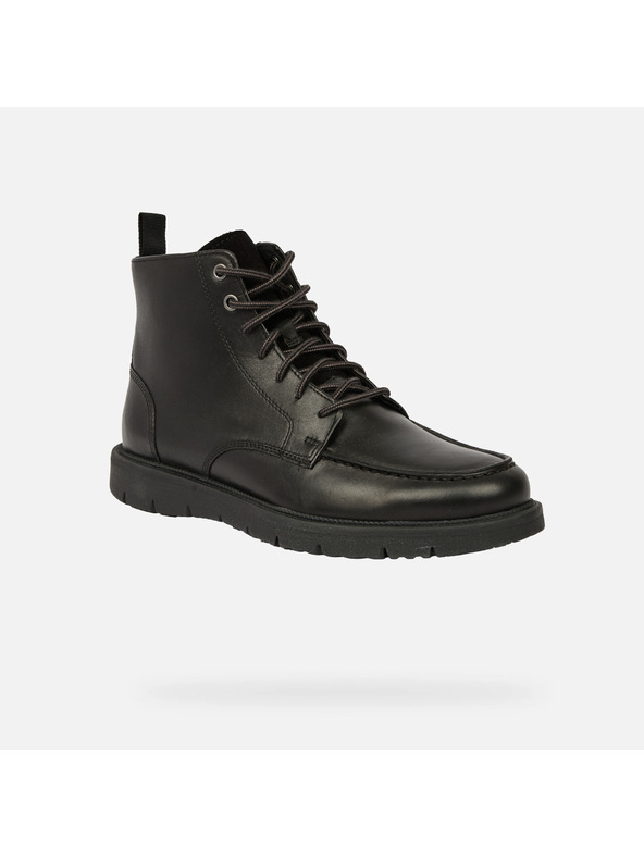 Geox Čierna pánska členkové topánky Geox Pove