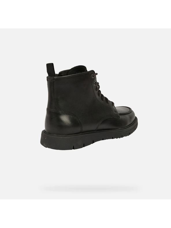 Geox Čierna pánska členkové topánky Geox Pove