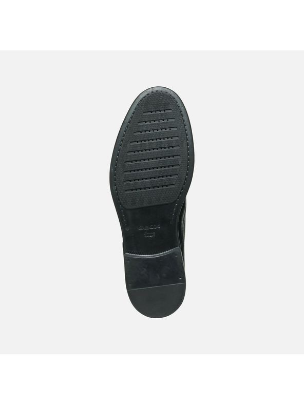 Geox Čierna pánska členkové topánky Geox Terence