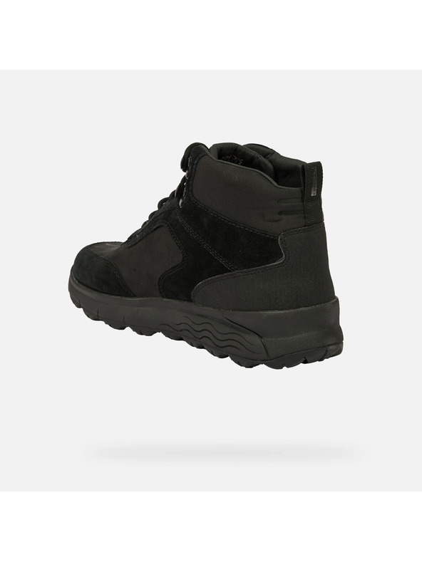 Geox Čierna pánska členková obuv Geox Spherica 4x4 B Abx