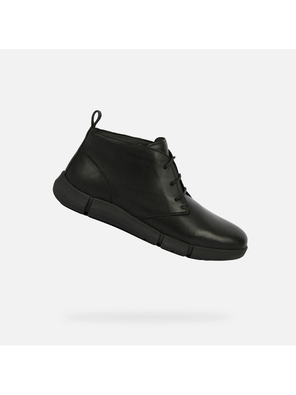 Geox Čierna pánska členkové topánky Geox Adacter M