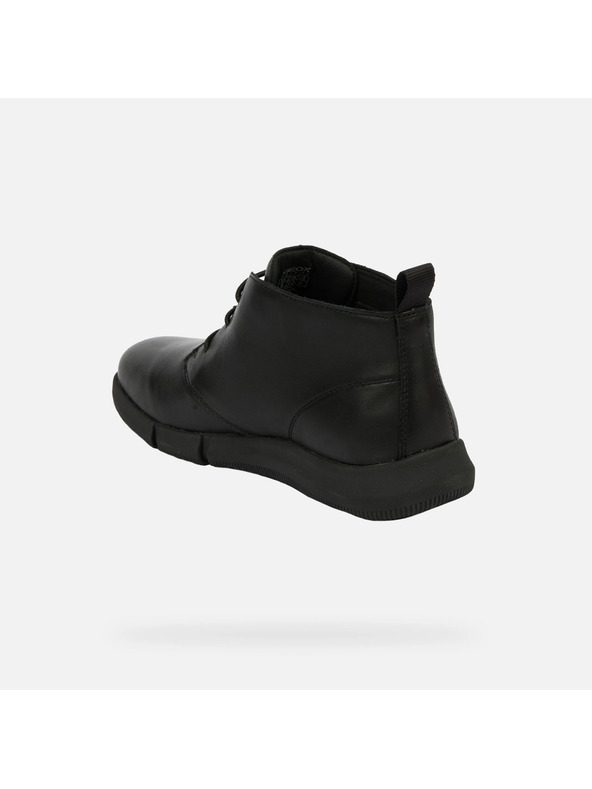 Geox Čierna pánska členkové topánky Geox Adacter M