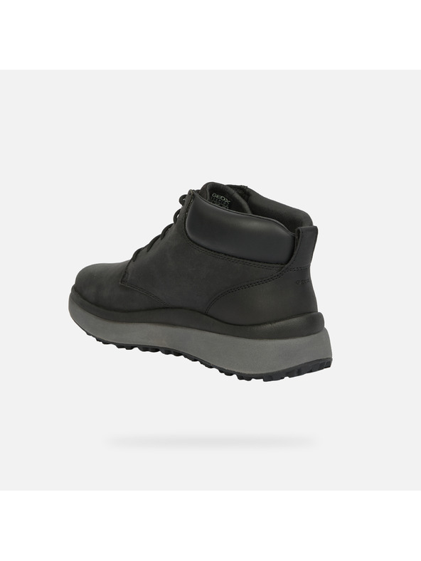 Geox Čierna pánska členkové topánky Geox Granito + Grip