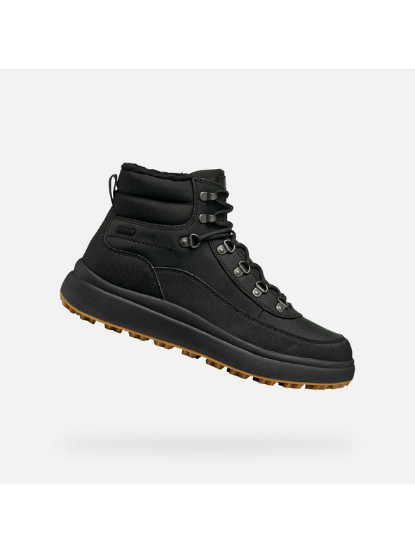 Geox Čierne pánske členkové tenisky Geox Granito + Grip B A