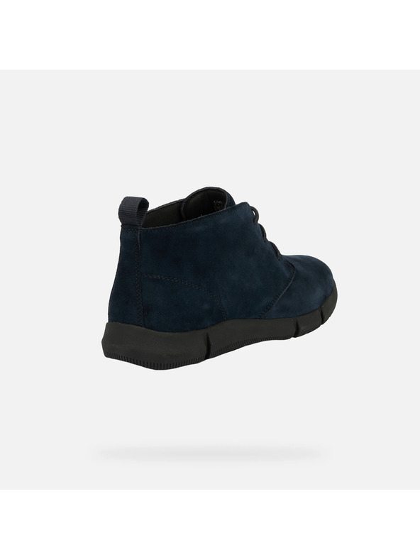 Geox Tmavo modrá pánska členkové topánky Geox Adacter M