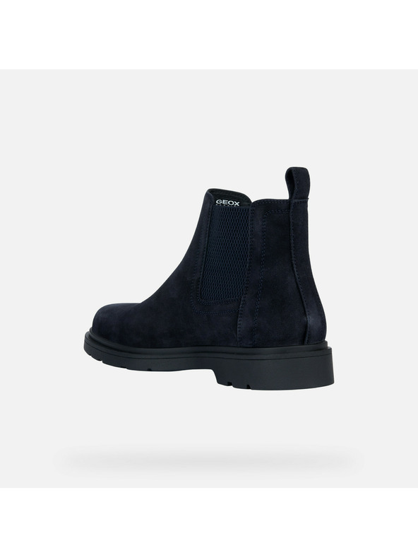 Geox Čierne pánske členkové topánky Geox Spherica EC1