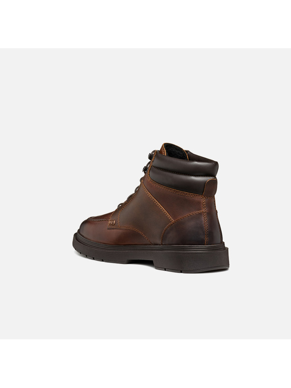 Geox Hnedé pánske členkové topánky Geox Calaita