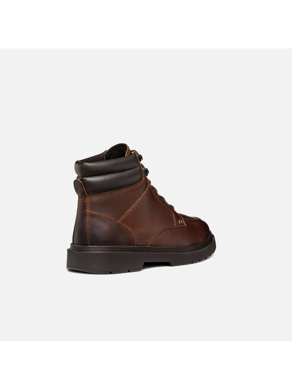 Geox Hnedé pánske členkové topánky Geox Calaita