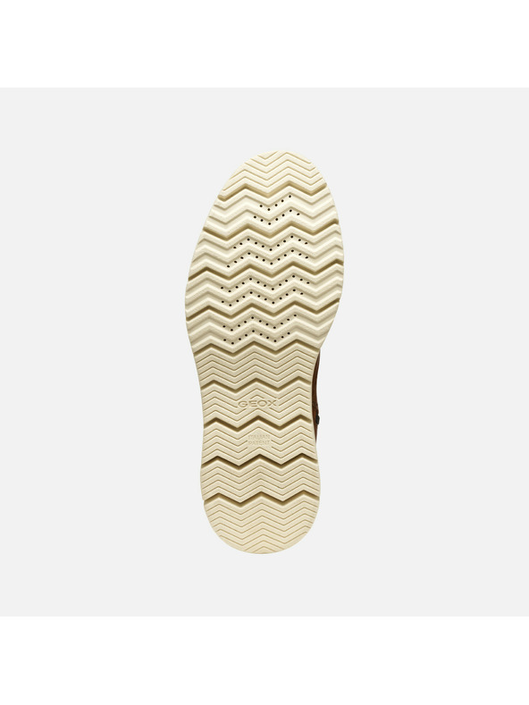 Geox Hnedá pánska členkové topánky Geox Pove