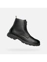 Geox Čierne pánske členkové topánky Geox Meiern