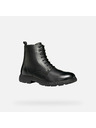 Geox Čierne pánske členkové topánky Geox Meiern