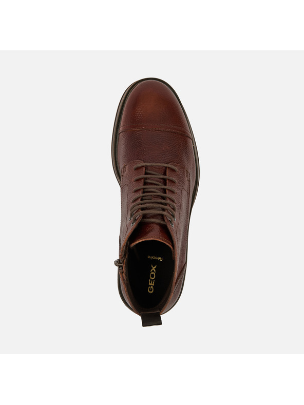 Geox Hnedá pánska členkové topánky Geox Henreys