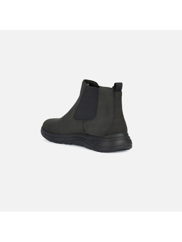 Geox Hnedá pánska členkové topánky Geox Portello