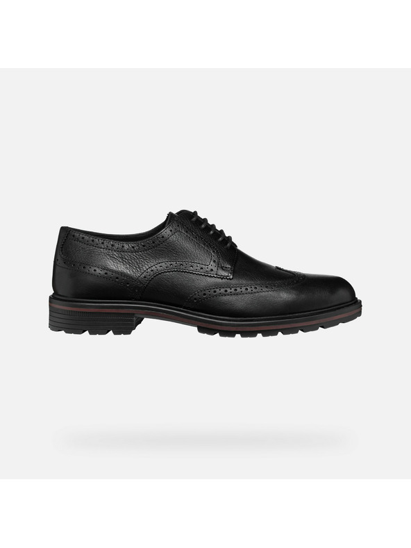 Geox Čierna pánska spoločenská obuv Geox Walk Pleasure C