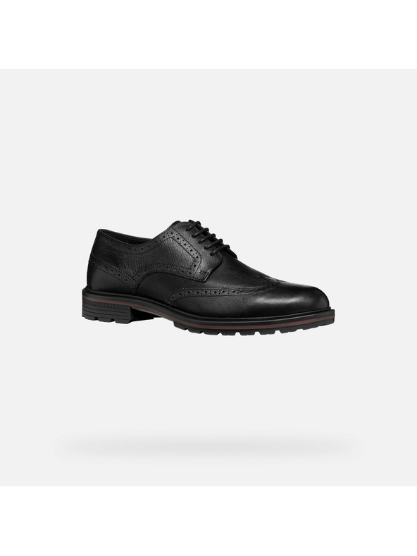 Geox Čierna pánska spoločenská obuv Geox Walk Pleasure C