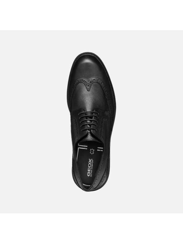 Geox Čierna pánska spoločenská obuv Geox Walk Pleasure C