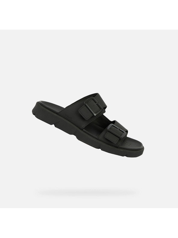 Geox Čierne pánske sandále Geox Xand 2S