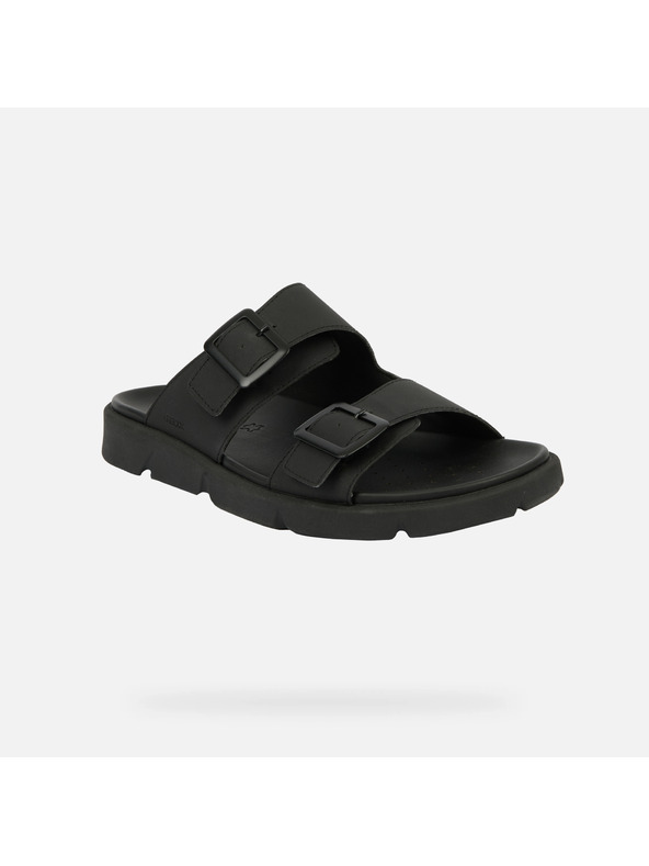 Geox Čierne pánske sandále Geox Xand 2S