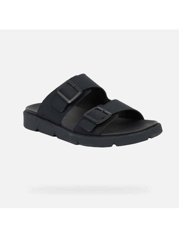 Geox Čierne pánske sandále Geox Xand 2S